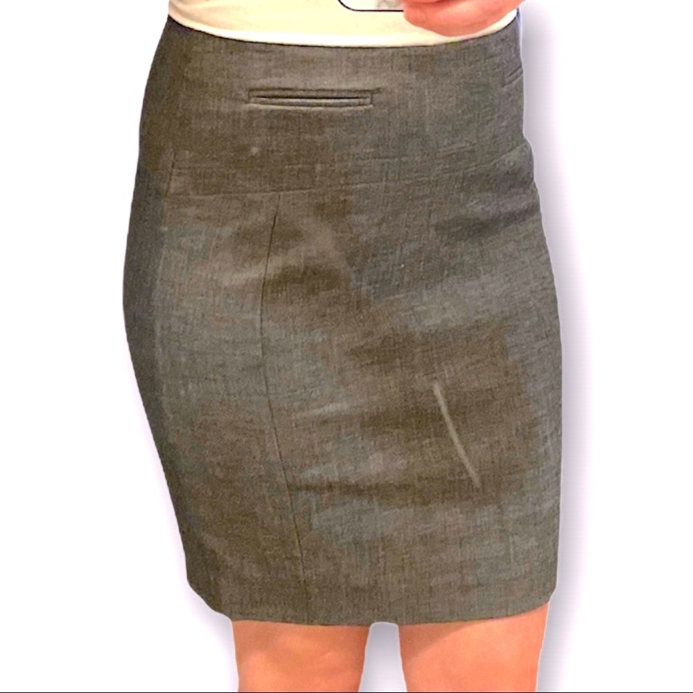 Express Grey Pencil Skirt